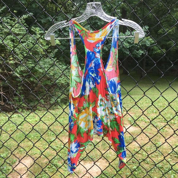 Love Culture Brightly Colored Floral Tank - Picture 2 of 3